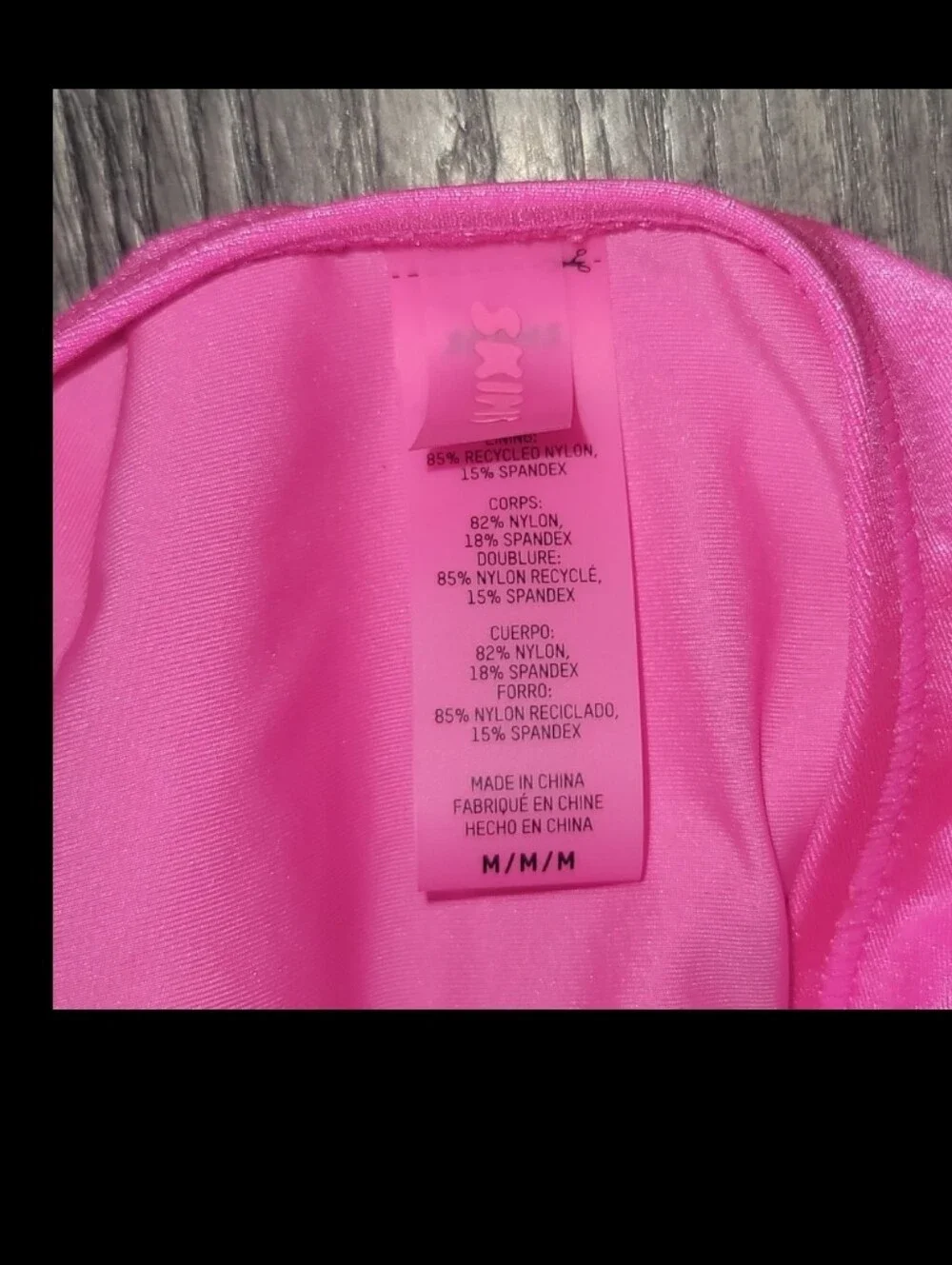 SKIMS Hot Pink High-Cut Bikini Bottom